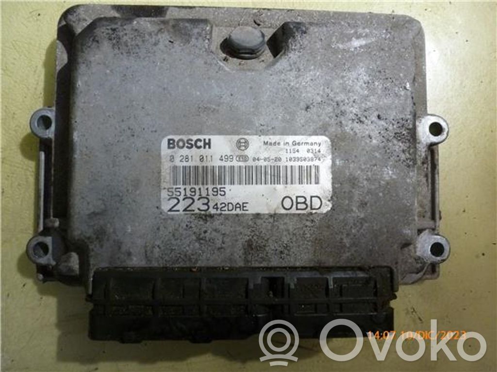 Fiat Doblo Engine control unit/module ECU 