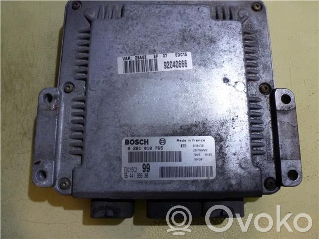 Peugeot 607 Unitate control motor/modul ECU 