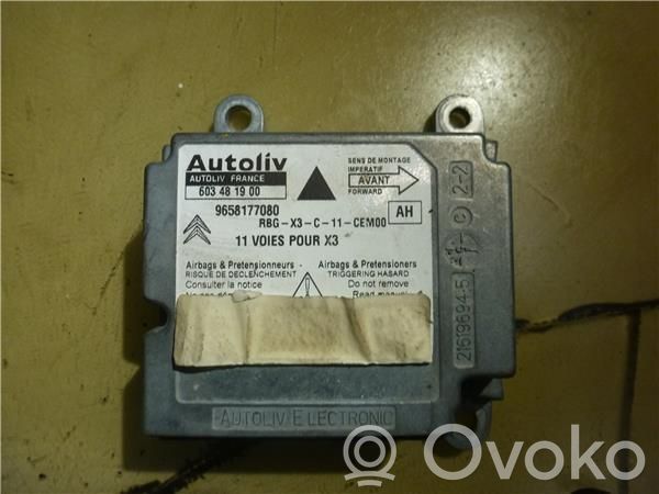 Airbag control unit/module   603481900,9658177080