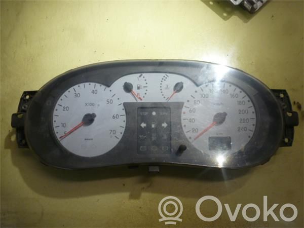 Renault Clio II Geschwindigkeitsmesser Cockpit 