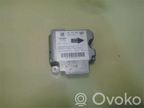 Opel Astra G Airbag control unit/module 