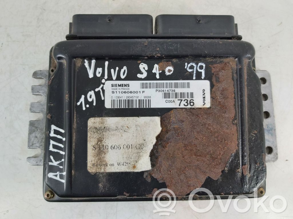 Volvo S40, V40 Engine control unit/module 