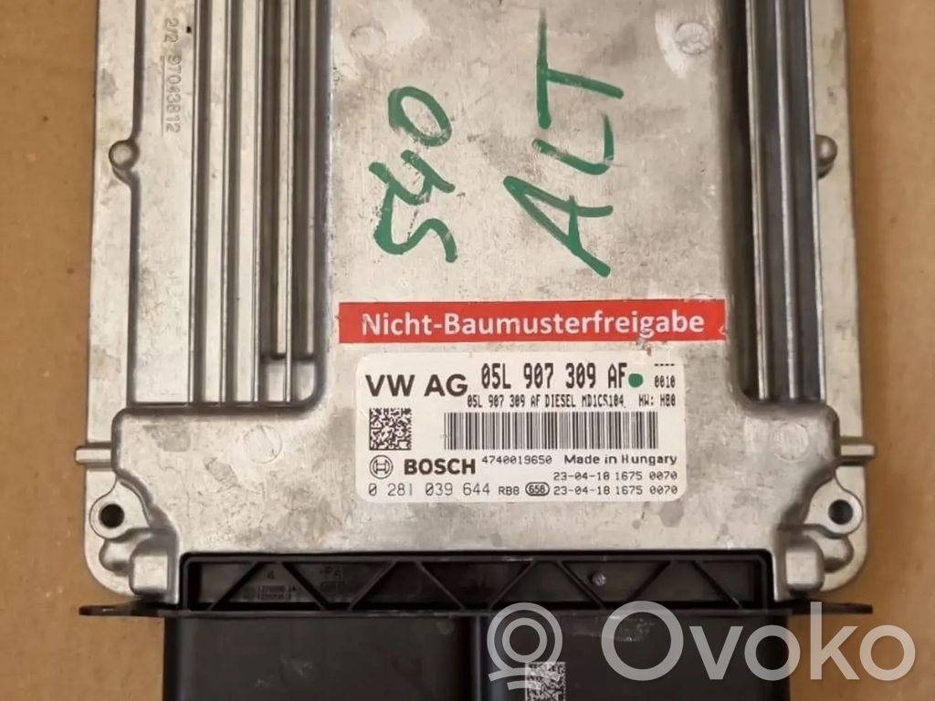 Engine control unit/module   05L907309AF,281039644