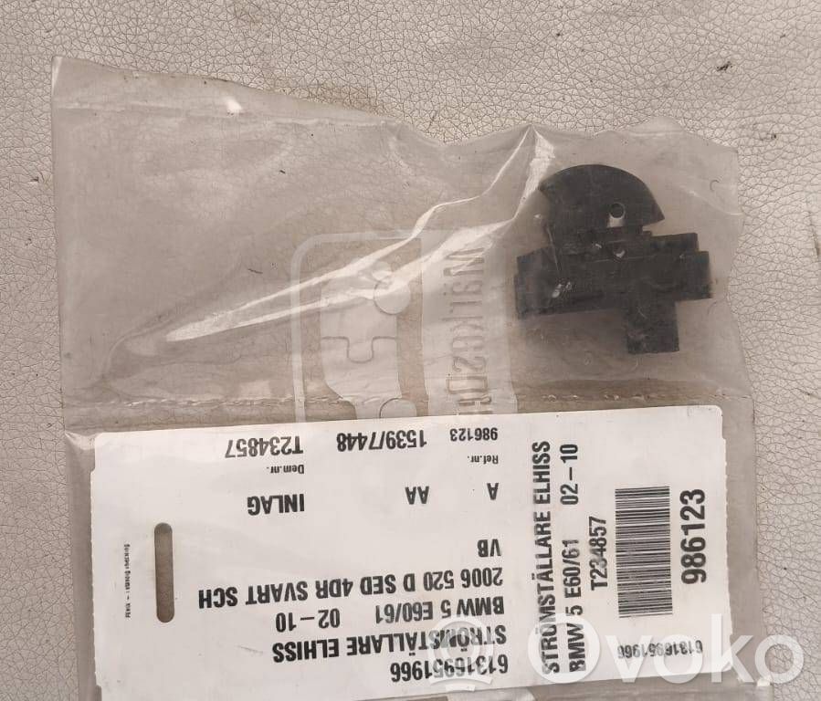 Electric window control switch   61316951966,T234857,15397448