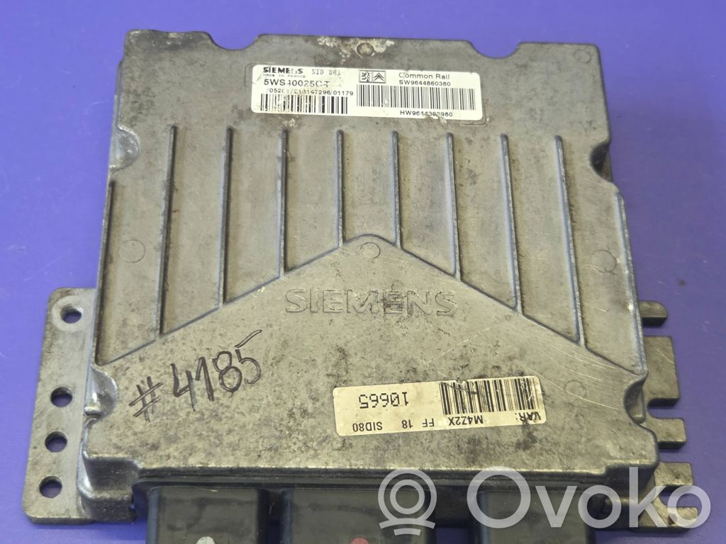 Citroen Berlingo Engine control unit/module 