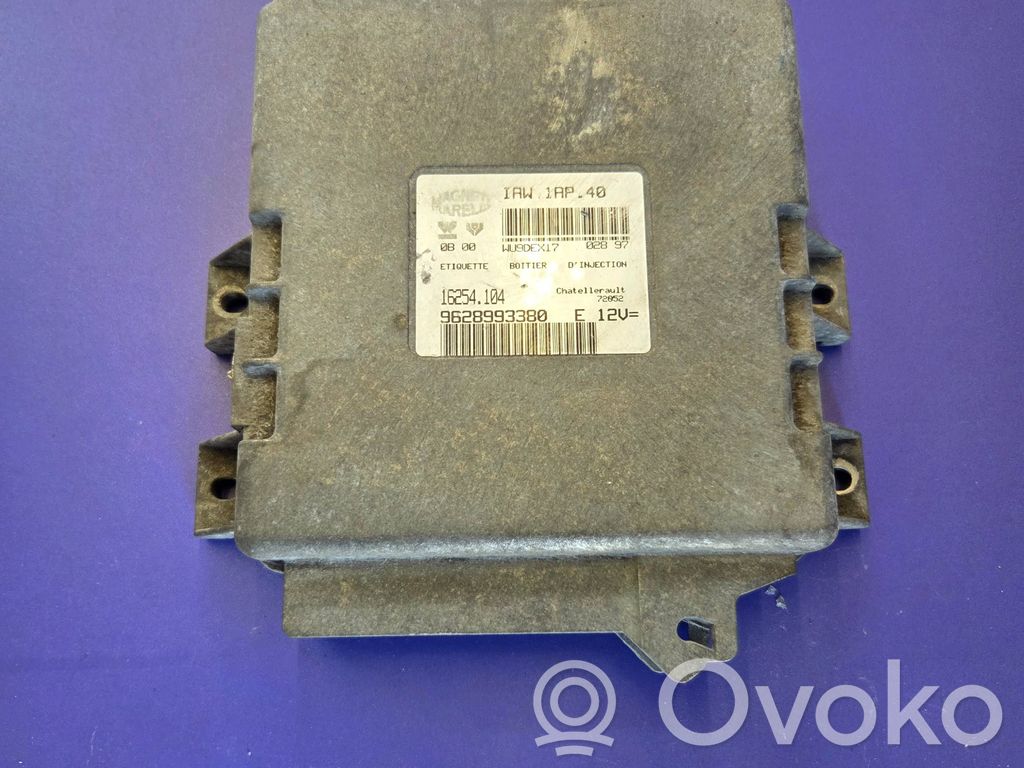 Engine control unit/module   IAW1AP40,16254104,9628993380