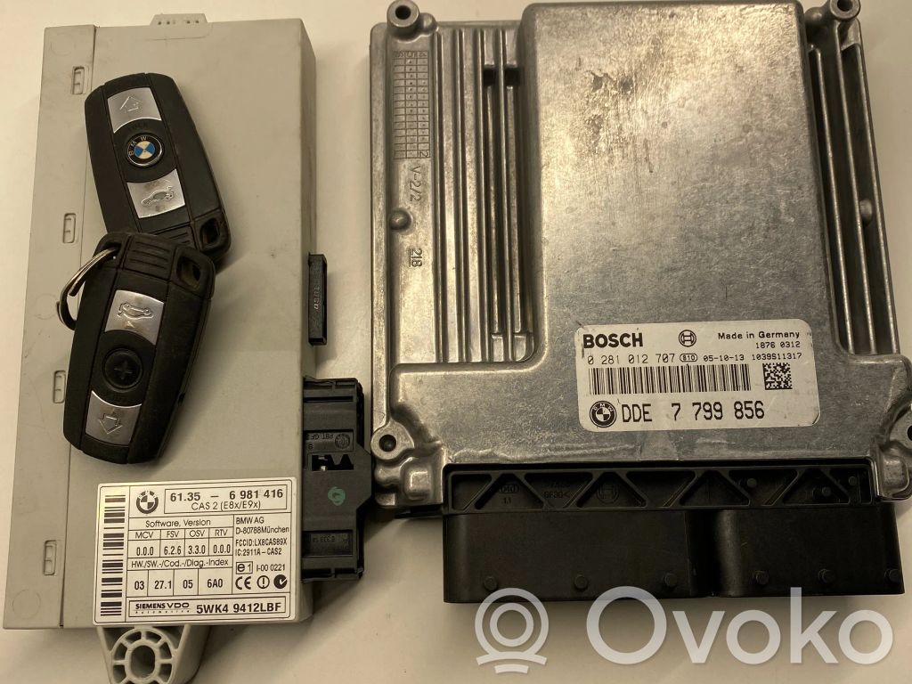 Engine ECU kit and lock set   7799856,0281012707,1039S11317