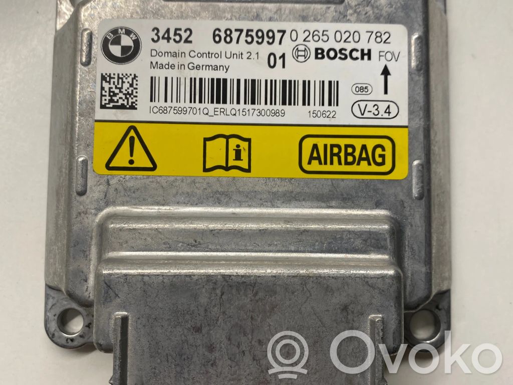 BMW 5 F10 F11 Airbag control unit/module 