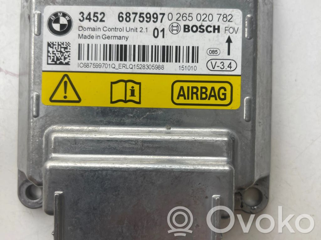 BMW 6 F06 Gran coupe Airbag control unit/module 