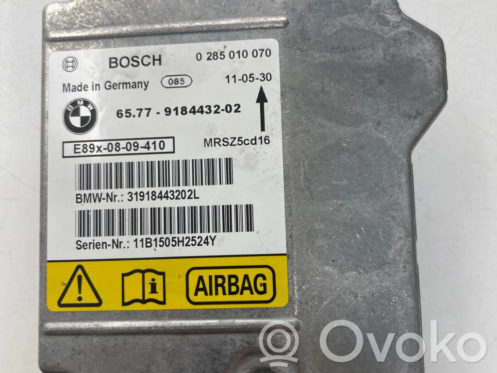 Airbag control unit/module   9184432,31918443202L,0285010070,MRSZ5C016