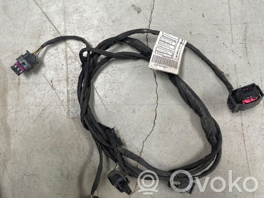 BMW 5 G30 G31 G38 Wiązka przewodów czujnika parkowania PDC 