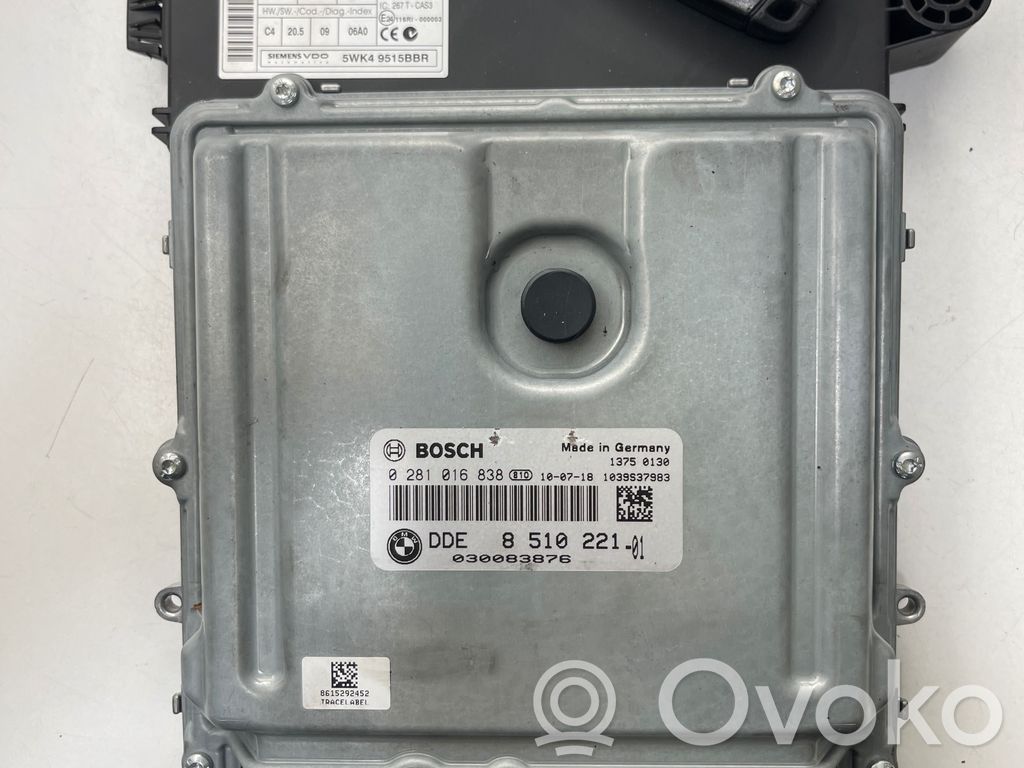 Engine ECU kit and lock set   0281016838,030083876,1039S37983,8510221