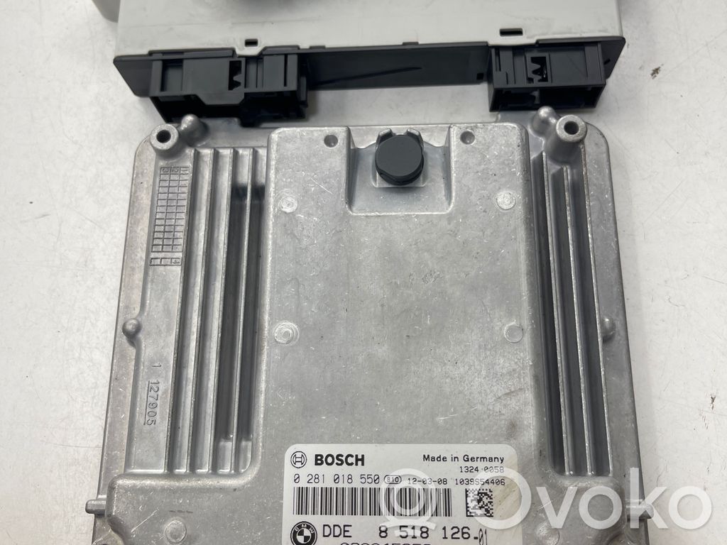 Komputer / Sterownik ECU i komplet kluczy   0281018550,1039S54406,030045958,8518126