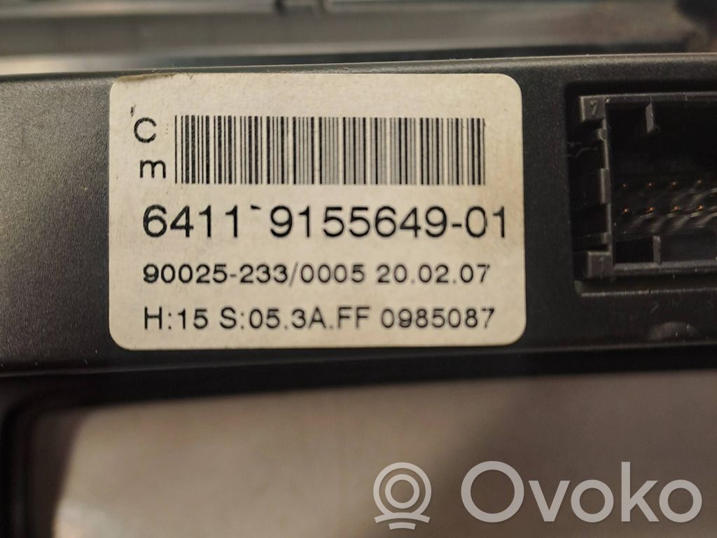 BMW 5 E60 E61 Climate control unit 