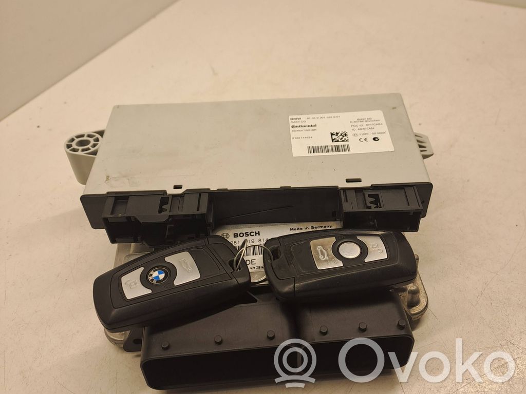 BMW X3 F25 Komputer / Sterownik ECU i komplet kluczy 