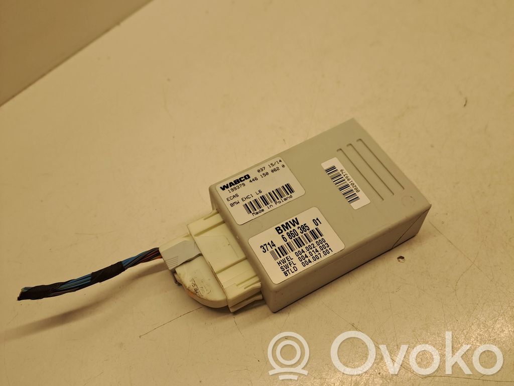 BMW 7 F01 F02 F03 F04 Sterownik / Moduł tylnego zawieszenia pneumatycznego 
