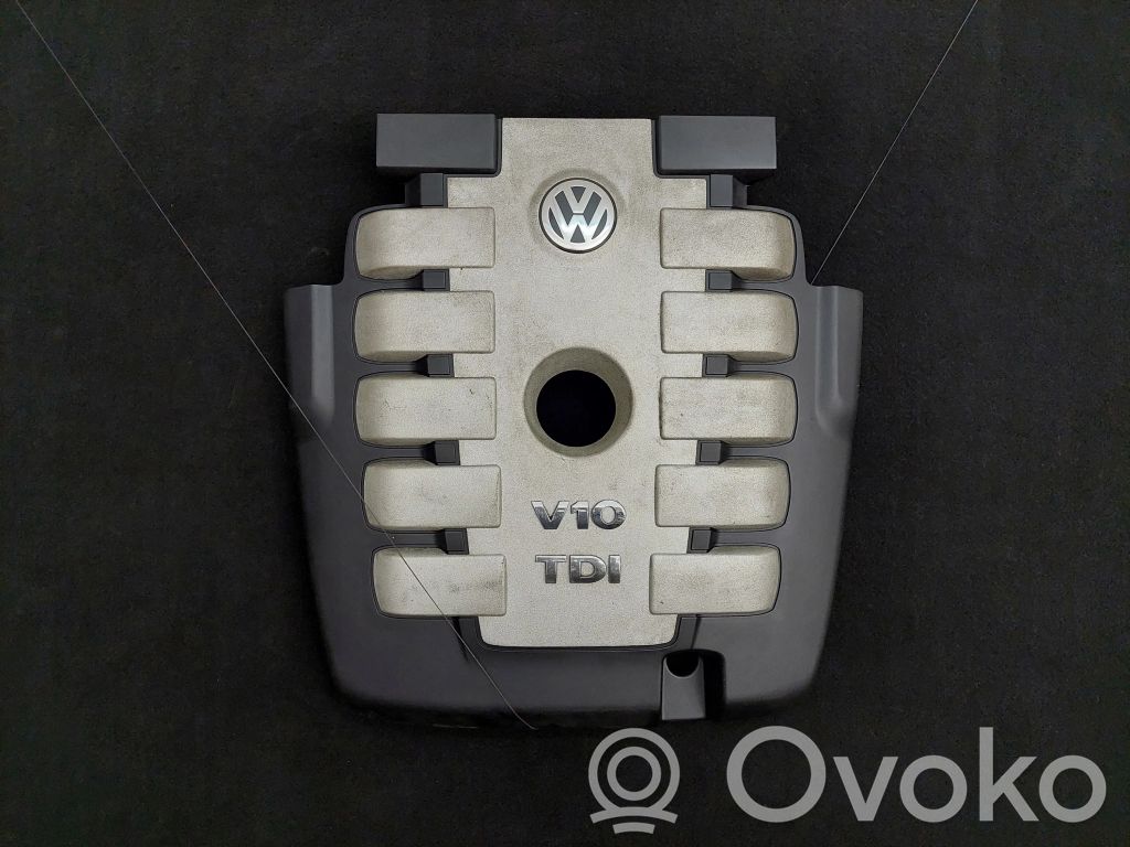 Volkswagen Touareg I Couvercle cache moteur 