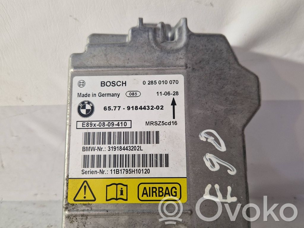 Airbag control unit/module   0285010070,31918443202L,9184432,MRSZ5CW16