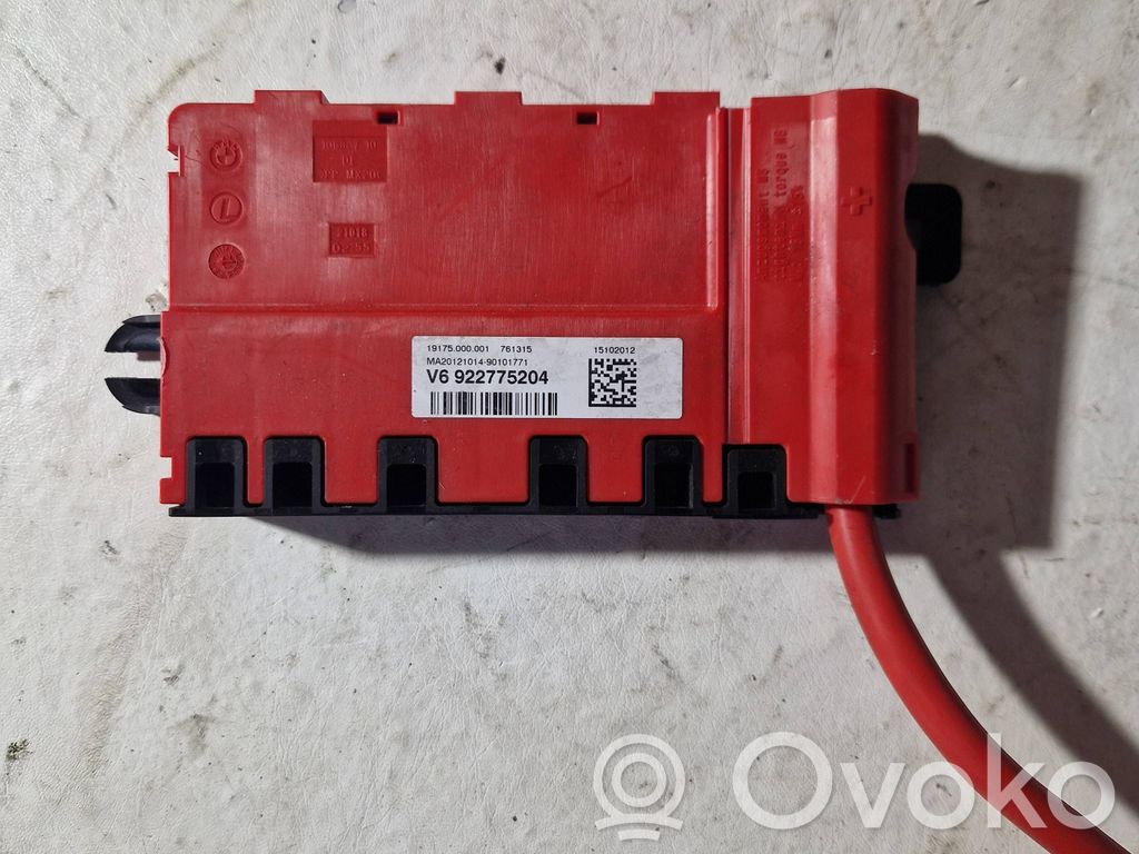 BMW 3 F30 F35 F31 Wiązka przewodów dodatnich 