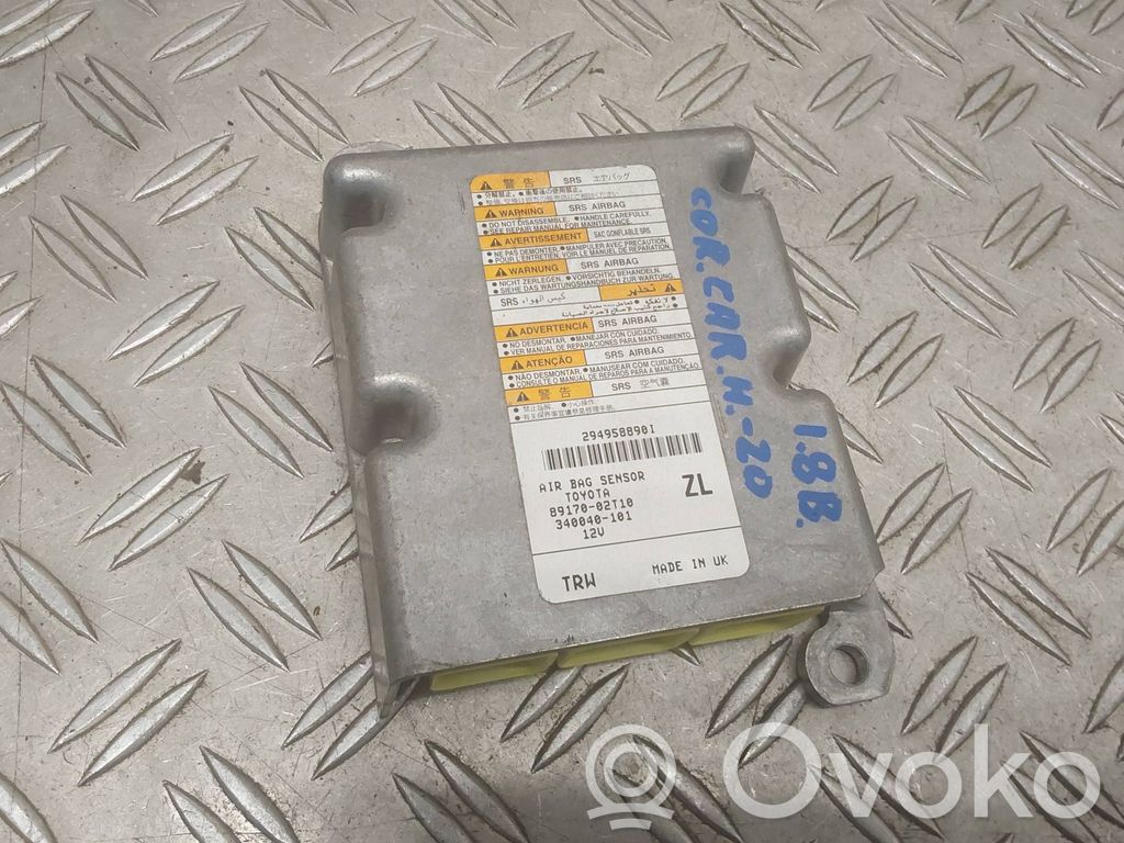 Toyota Corolla E210 E21 Airbag control unit/module 