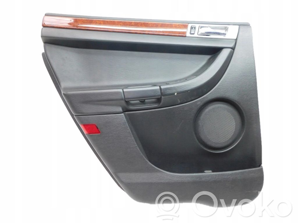 Rear door card panel trim