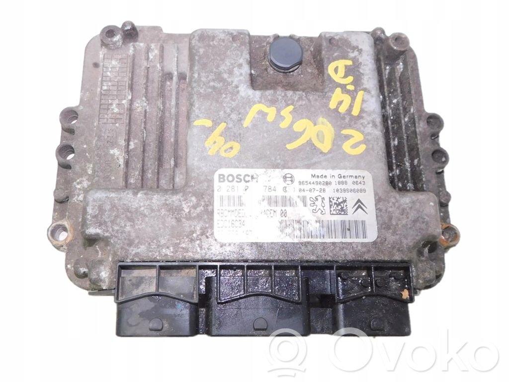 Peugeot 206 Engine control unit/module 