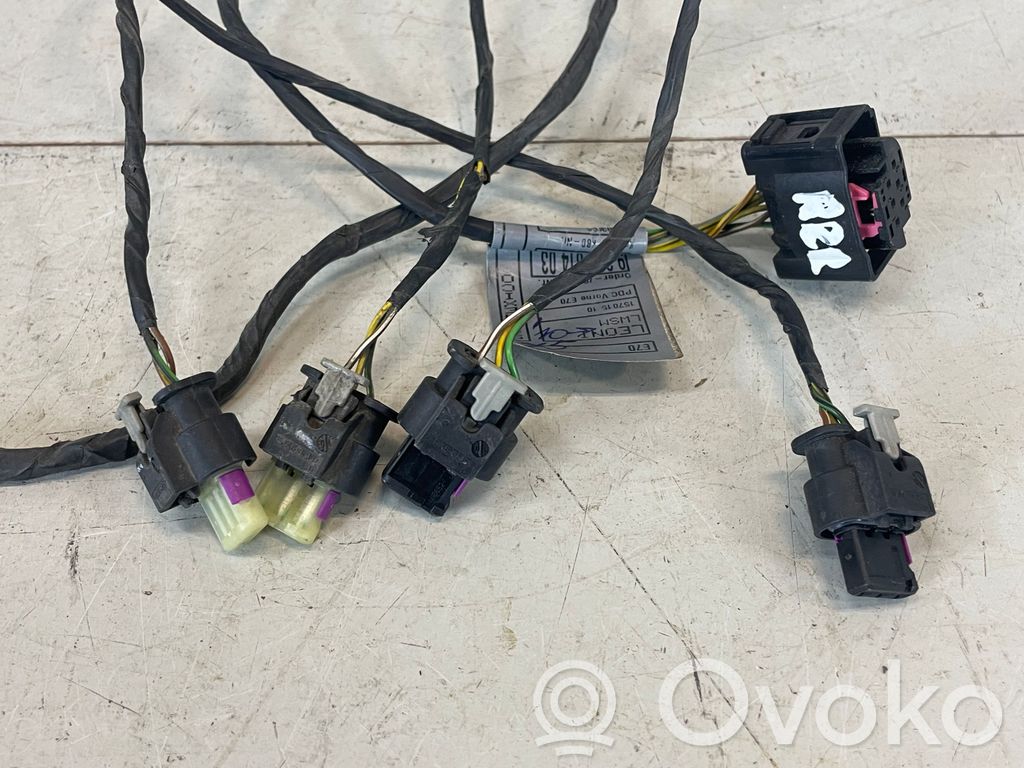 BMW X5 E70 Cableado del sensor de aparcamiento (PDC) 