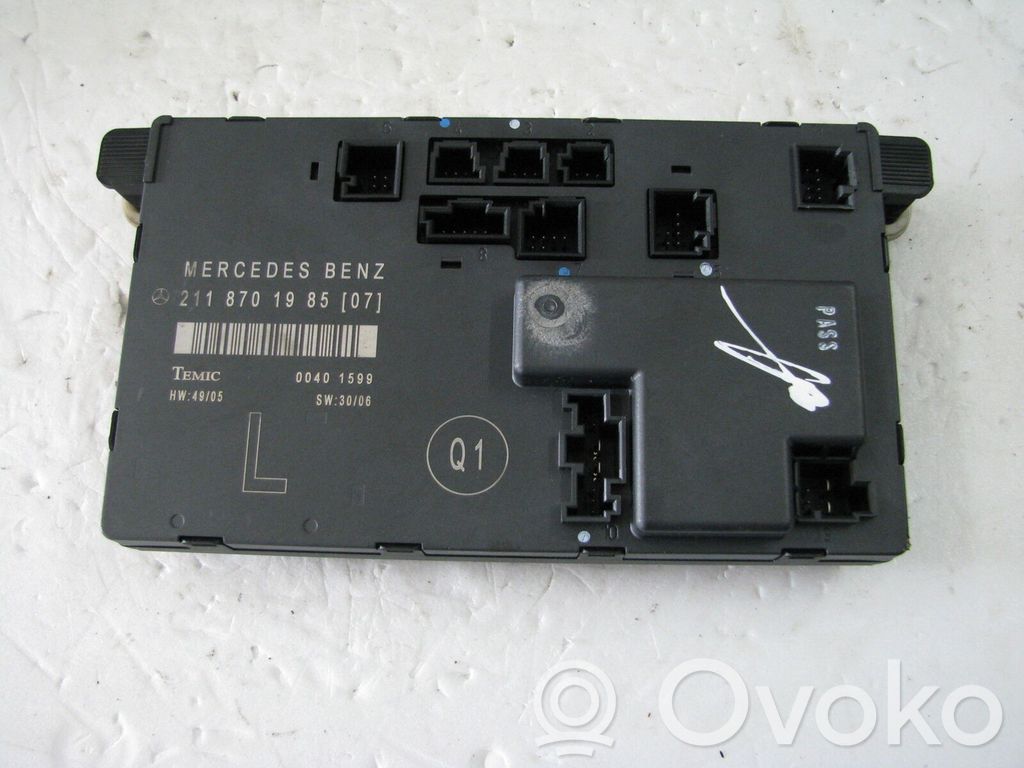 Mercedes-Benz E W211 Door control unit/module 