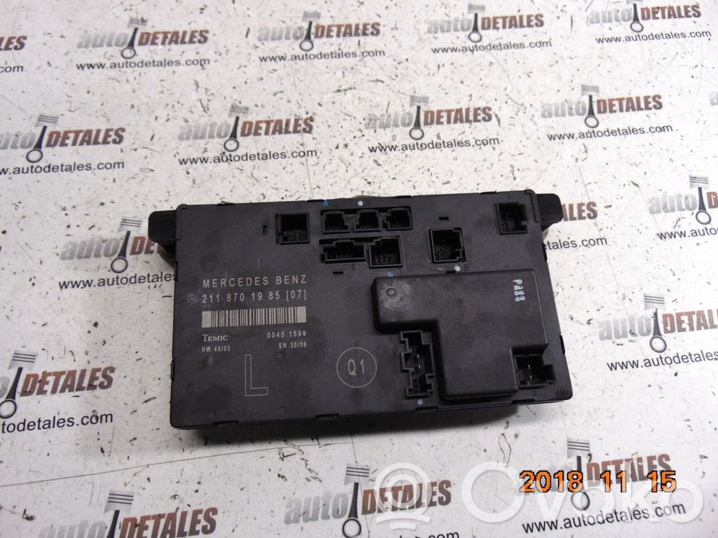 Mercedes-Benz E W211 Door control unit/module 
