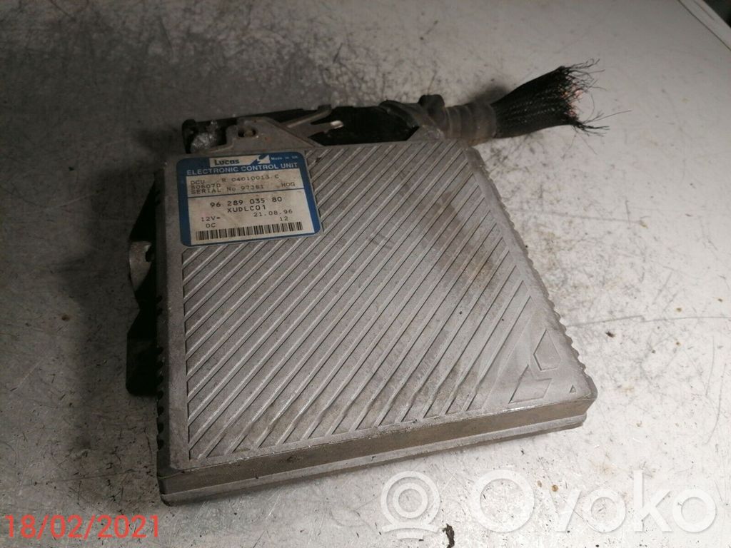 Peugeot 806 Engine control unit/module 
