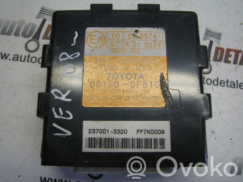 Toyota Corolla Verso AR10 Boîtier module alarme 