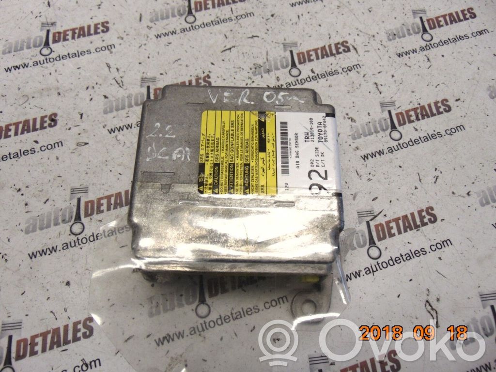 Toyota Corolla Verso E121 Airbag control unit/module 