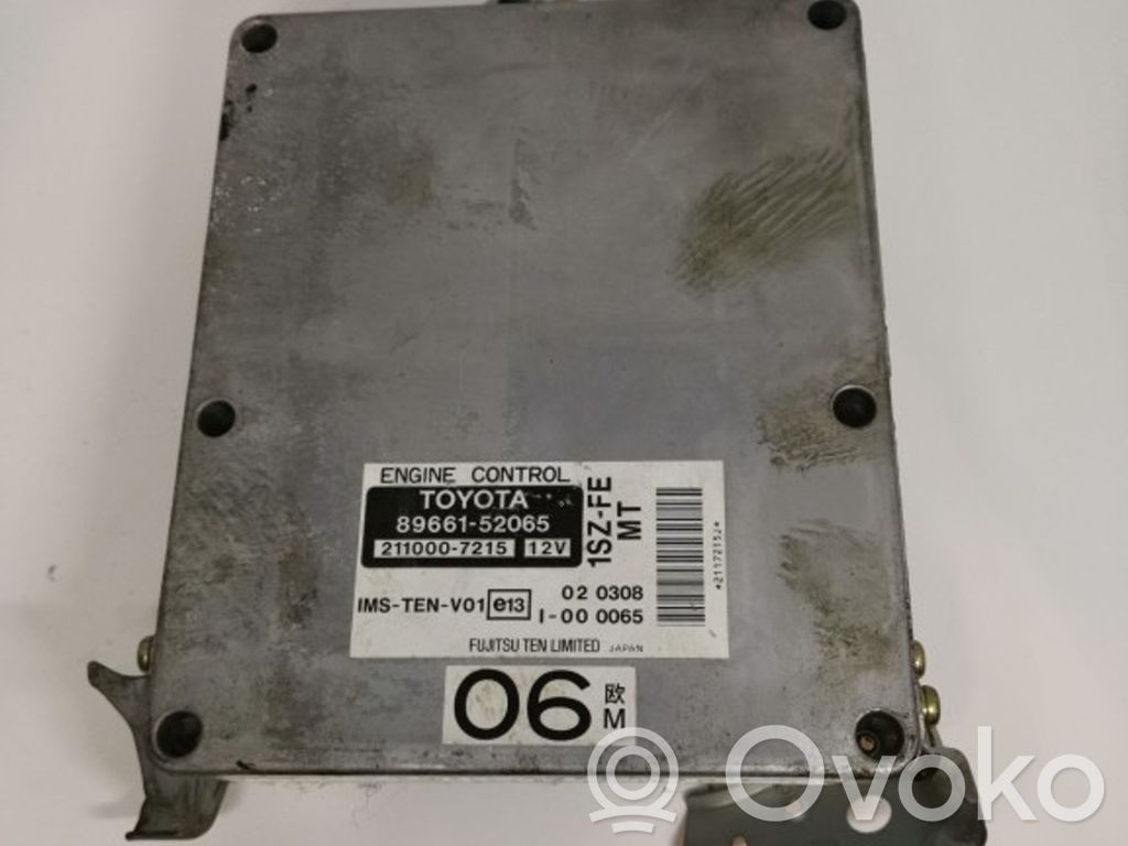 Toyota Yaris Engine control unit/module 