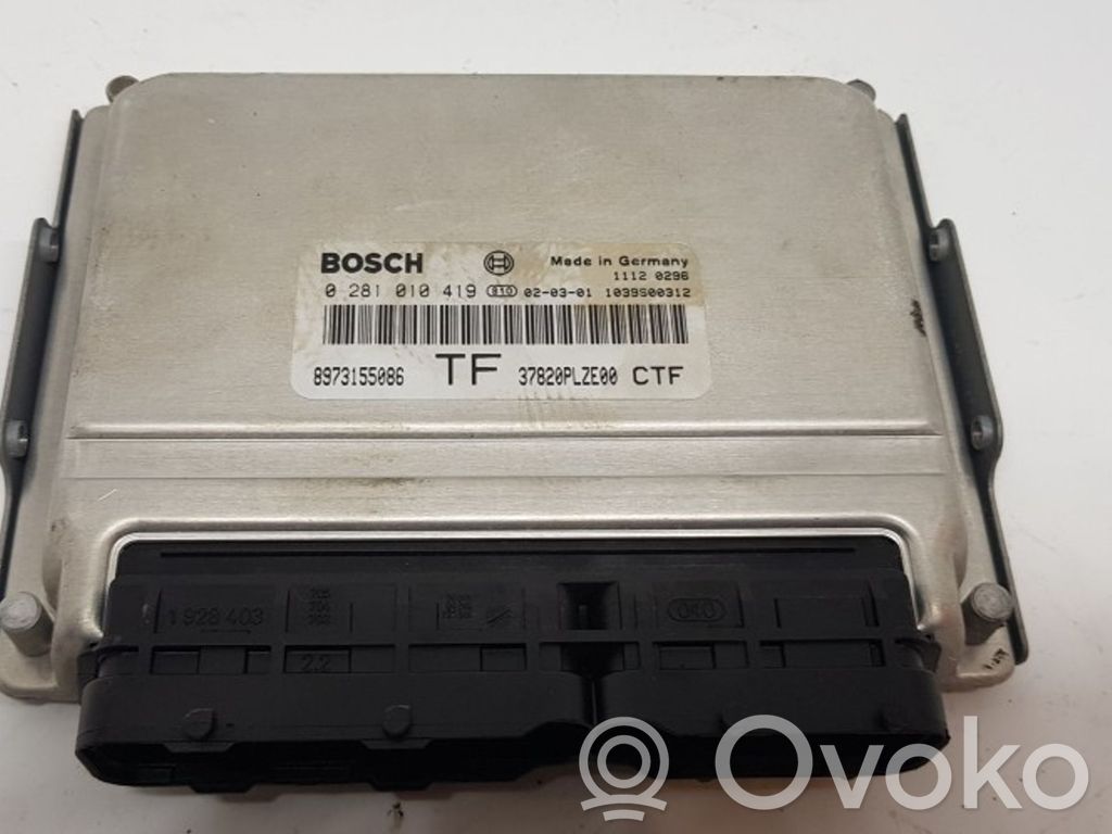 Honda Civic Engine control unit/module 