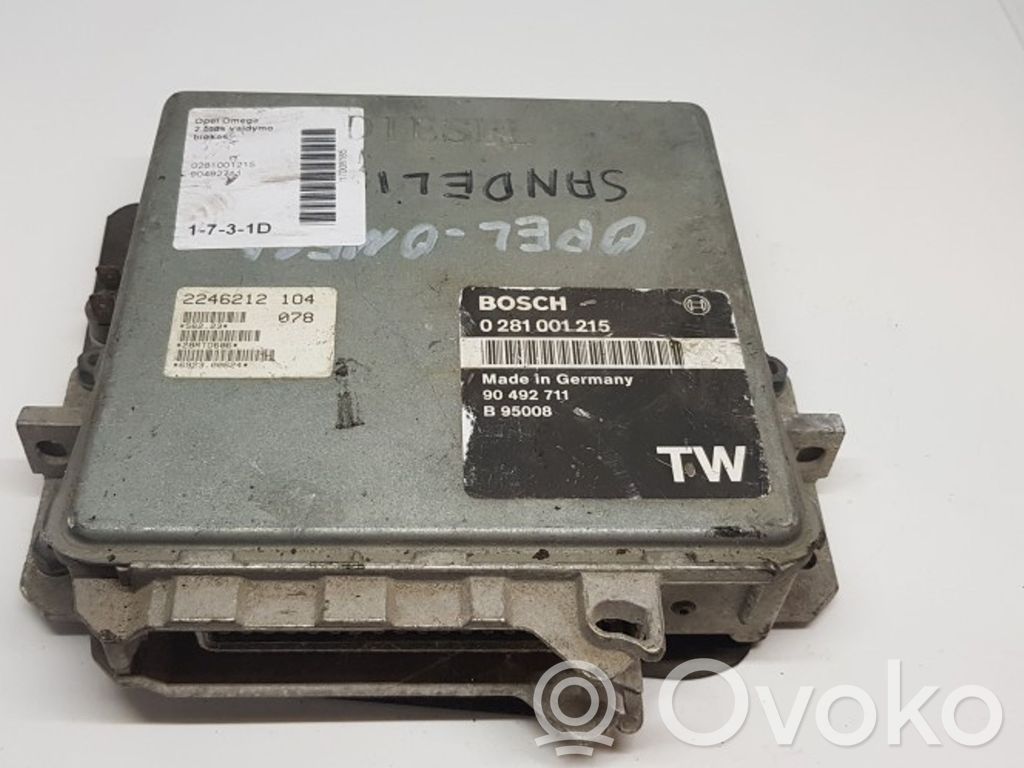 Opel Omega B1 Engine control unit/module 