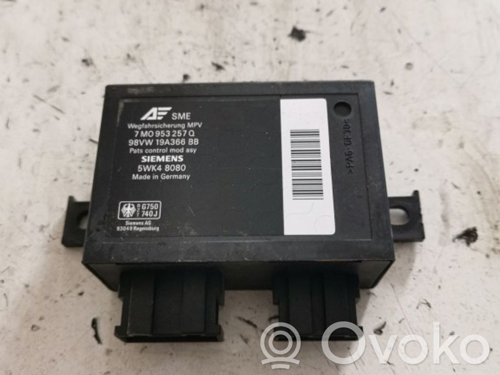 Immobilizer control unit/module   7M0953257Q,5WK48080