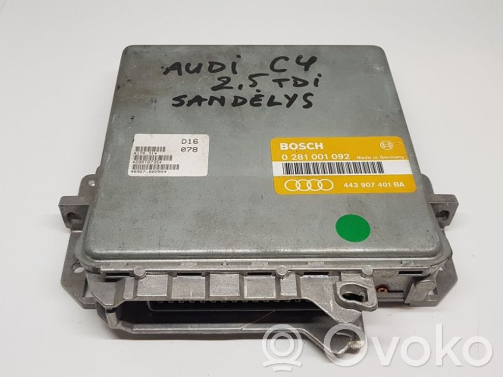 Engine control unit/module   0281001092,443907401BA