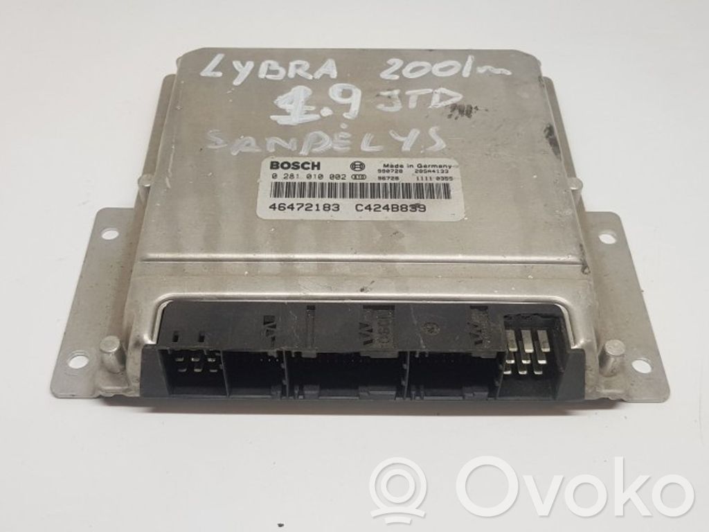 Lancia Lybra Engine control unit/module 