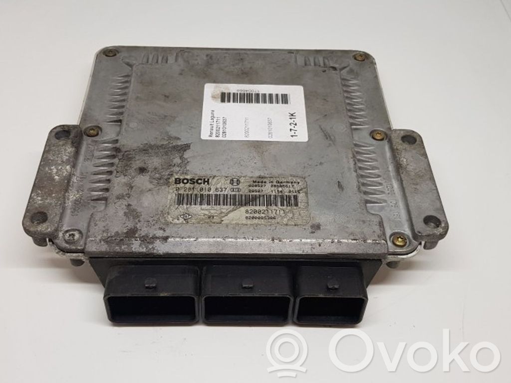 Engine control unit/module   0281010637,8200211711
