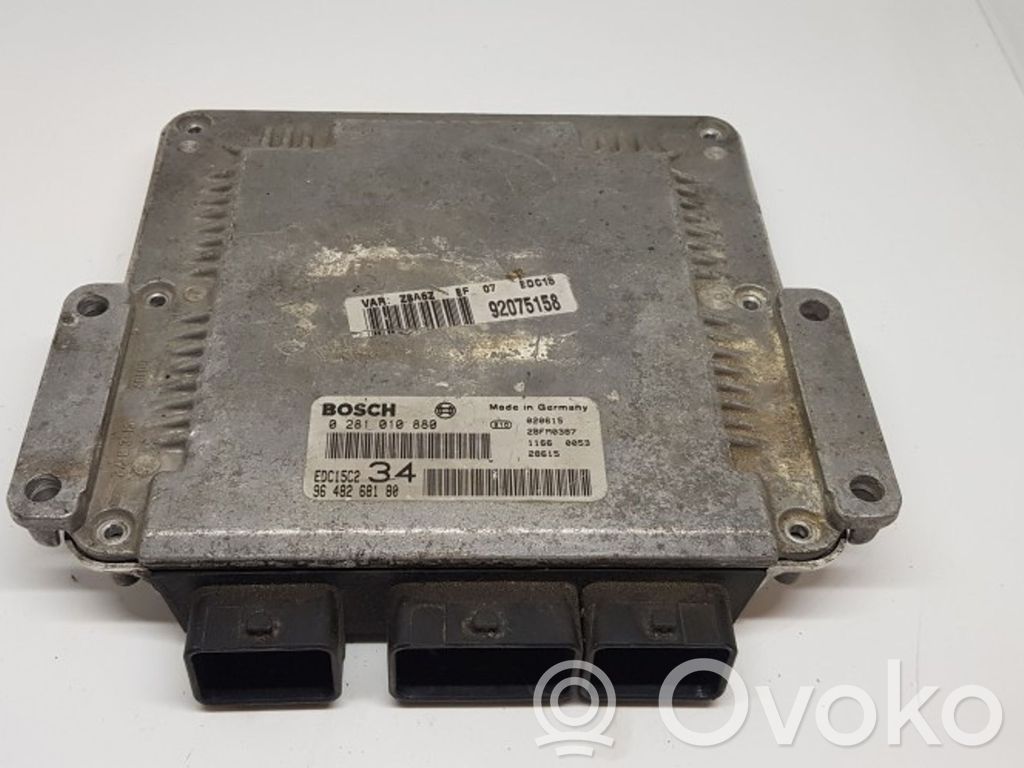 Peugeot 607 Engine control unit/module 
