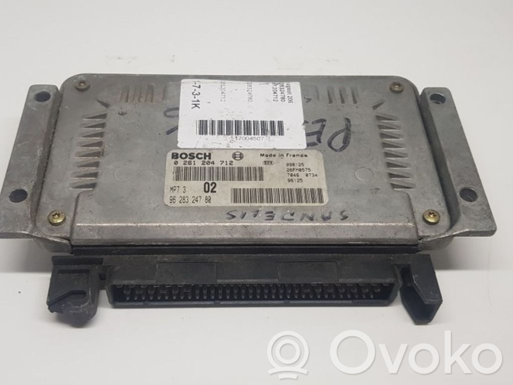Peugeot 206 Engine control unit/module 