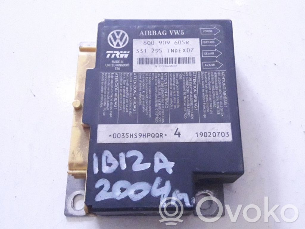 Seat Ibiza III (6L) Airbag control unit/module 