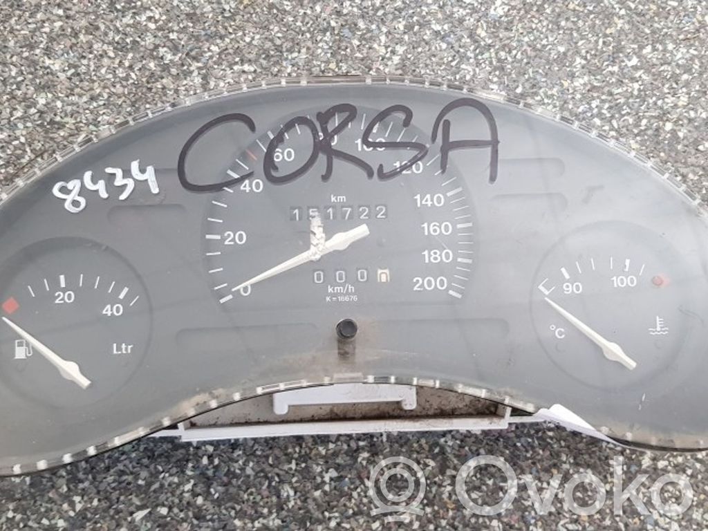Opel Corsa C Speedometer (instrument cluster) 