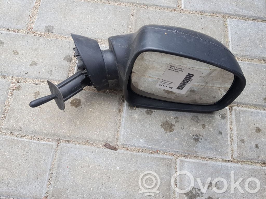 Dacia Sandero Front door electric wing mirror 
