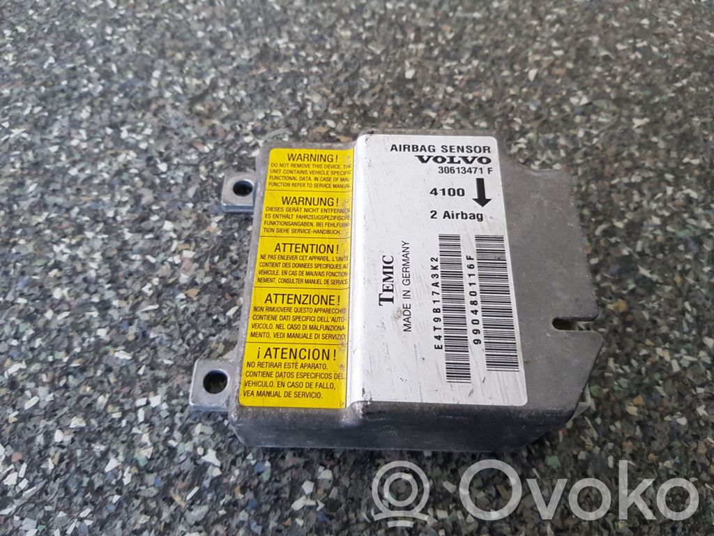 Volvo S40, V40 Airbag control unit/module 