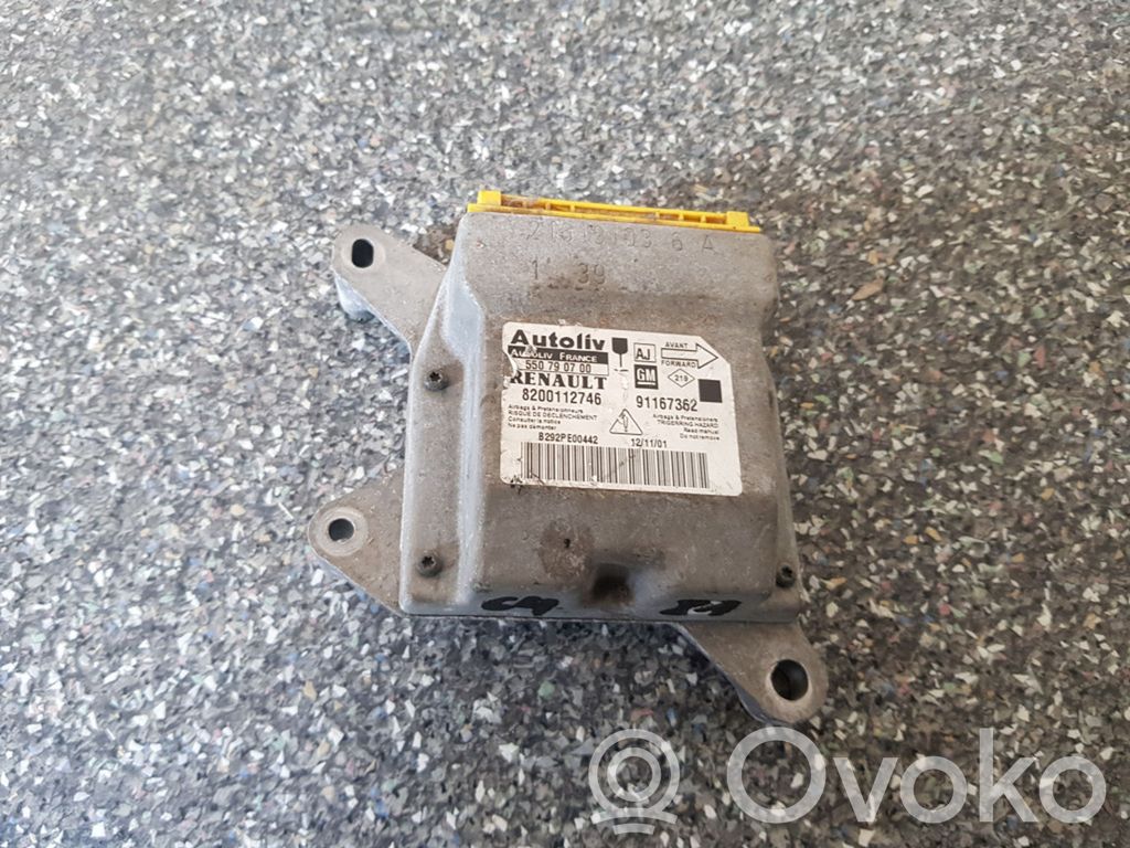 Renault Trafic II (X83) Airbag control unit/module 