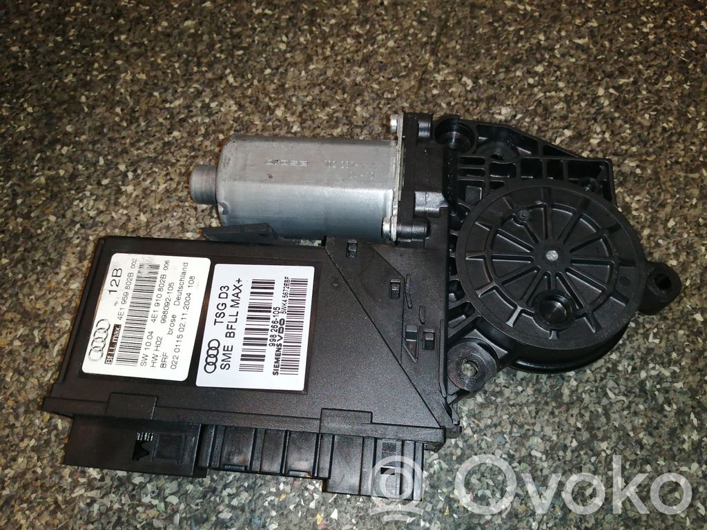 Audi A8 S8 D3 4E Front door window regulator motor 