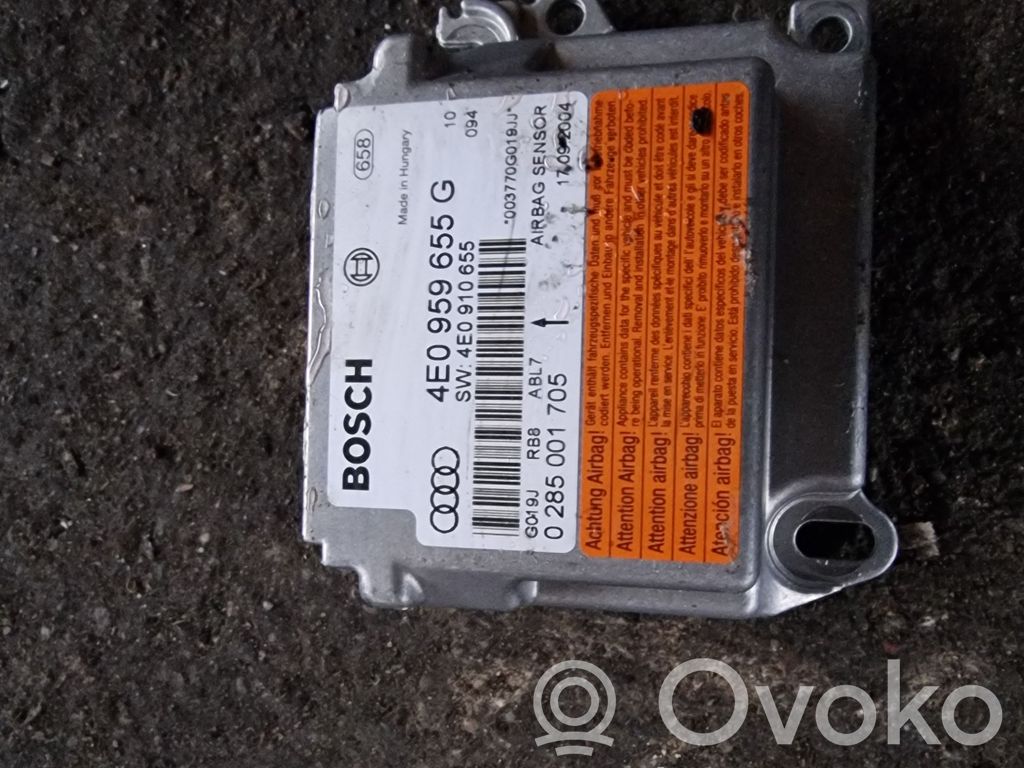 Audi A8 S8 D3 4E Airbag control unit/module 