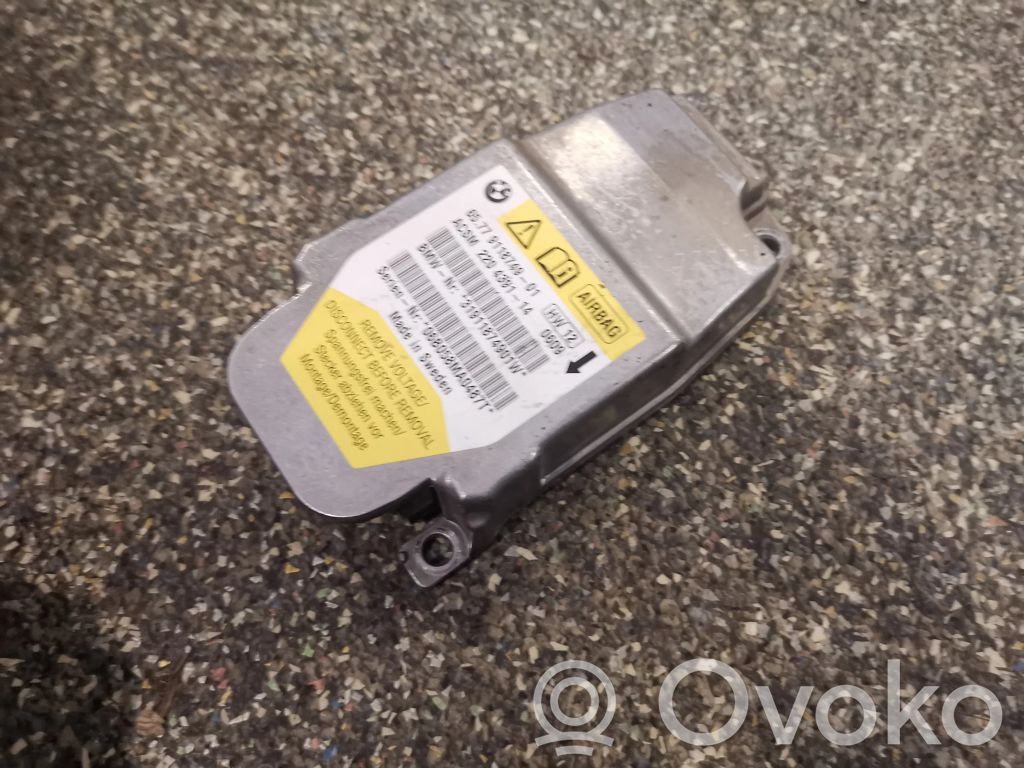 BMW 5 E60 E61 Unidad de control/módulo del Airbag 