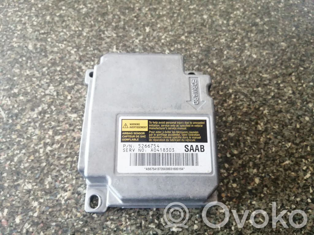 Saab 9-5 Airbag control unit/module 